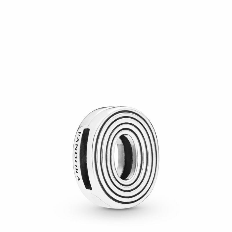 Pandora Reflexions™ Letter O Clip Charm - Sterling Silver/Silicone - Canada | CY8633QS